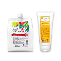 ラフィーシャンプー1000mL&美ツ髪 ヘアパック